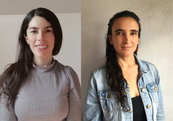 Clara Dockendorff y Camila Denegri, ambas psicólogas de la ONG Neyün