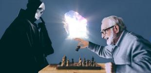 Un hombre vence a la muerte en una partida de ajedrez