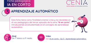 Ficha pedagógica Aprendizaje automático - CENIA