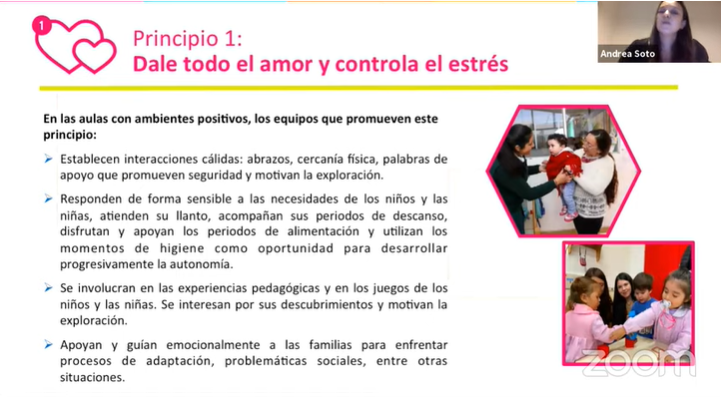 Principio 1: sugerencias para la educación parvularia