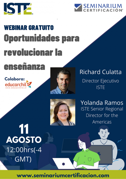 Afiche webinar ISTE