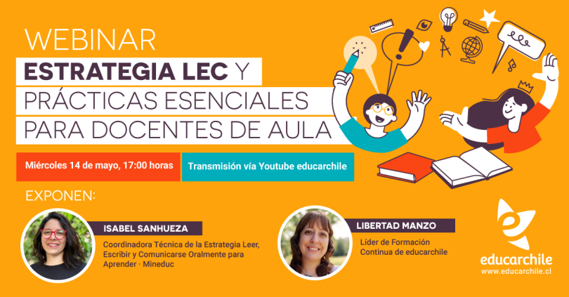 Webinar: “Estrategia LEC y Prácticas Esenciales para docentes de aula”