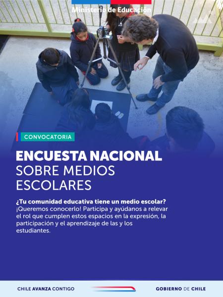 Primera Encuesta Nacional sobre Medios de Comunicación Escolar
