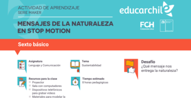 Mensajes de la naturaleza en stop motion
